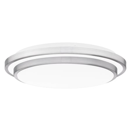 Irving Integrated LED Brushed Aluminum Semi-Flush Mount